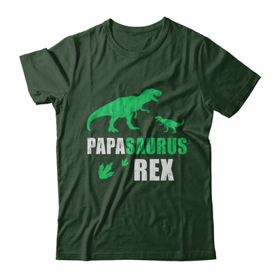Dinosaur T-Rex Grandpasaurus Papa Saurus Dinosaur T-Rex Fathers Day-T-Shirt & Hoodie-Classic T-Shirt-Forest Green