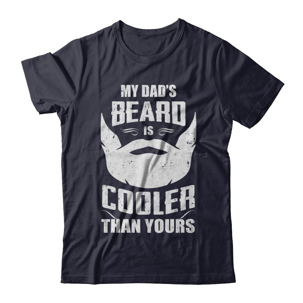 My Dad's Beard Is Cooler Than Yours-T-Shirt & Hoodie-Premium T-Shirt-Midnight Navy
