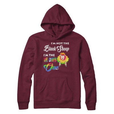 I'm Not The Black Sheep I'm The Tie Dyed One-T-Shirt & Hoodie-Pullover Hoodie-Maroon