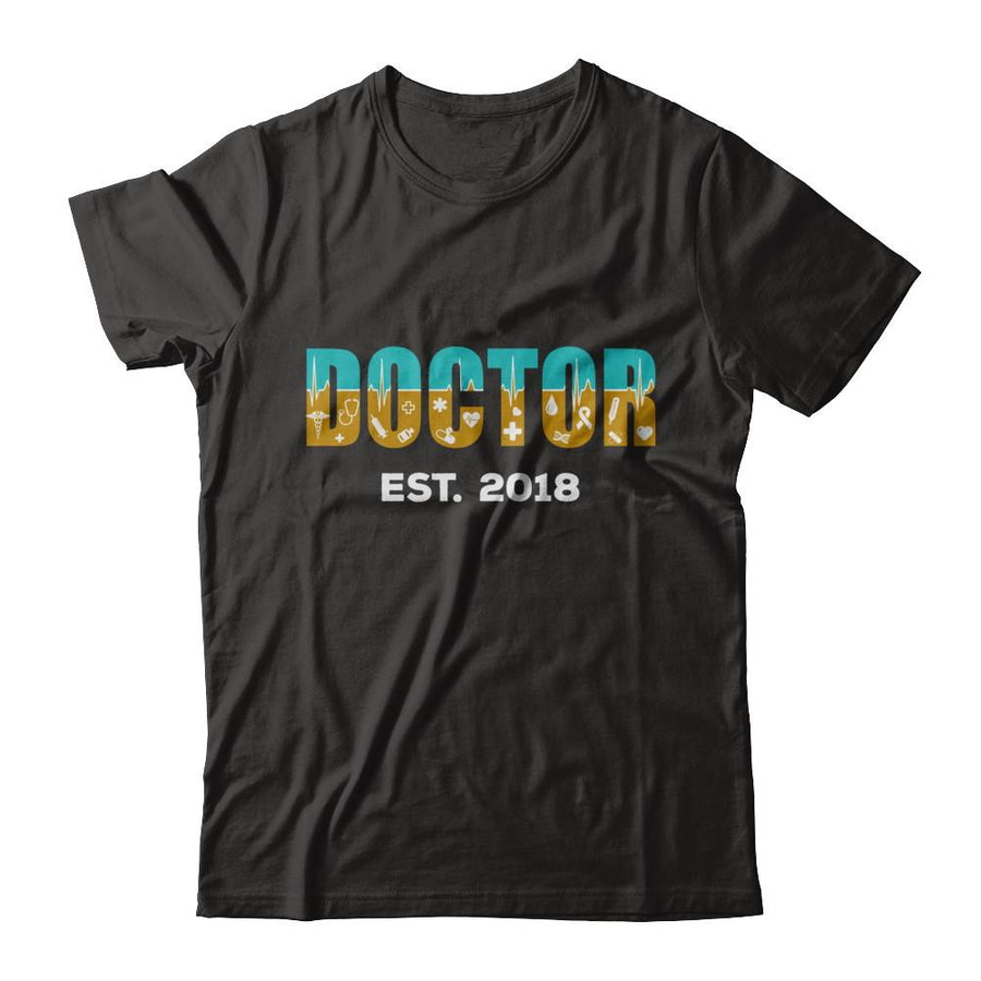 Medical School Graduation Doctor 2018-T-Shirt & Hoodie-Premium T-Shirt-Black