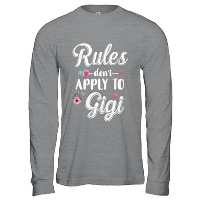 Grandmother Rules Don't Apply To Gigi-T-Shirt & Hoodie-Long Sleeve T-Shirt-Sport Grey