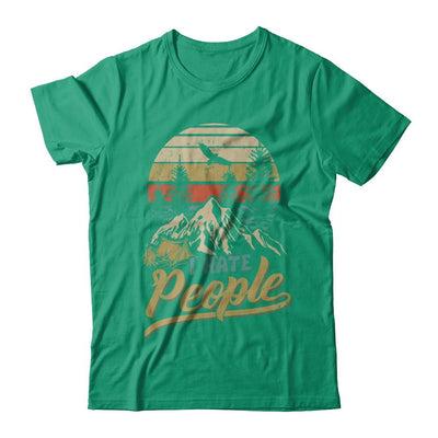 Camping I Hate People Camper Lovers-T-Shirt & Hoodie-Classic T-Shirt-Kelly Green