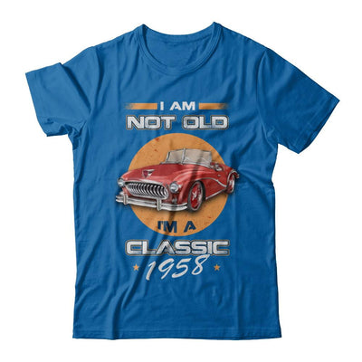 I'm Not Old I'm A Classic 1958 Car-T-Shirt & Hoodie-Classic T-Shirt-Royal