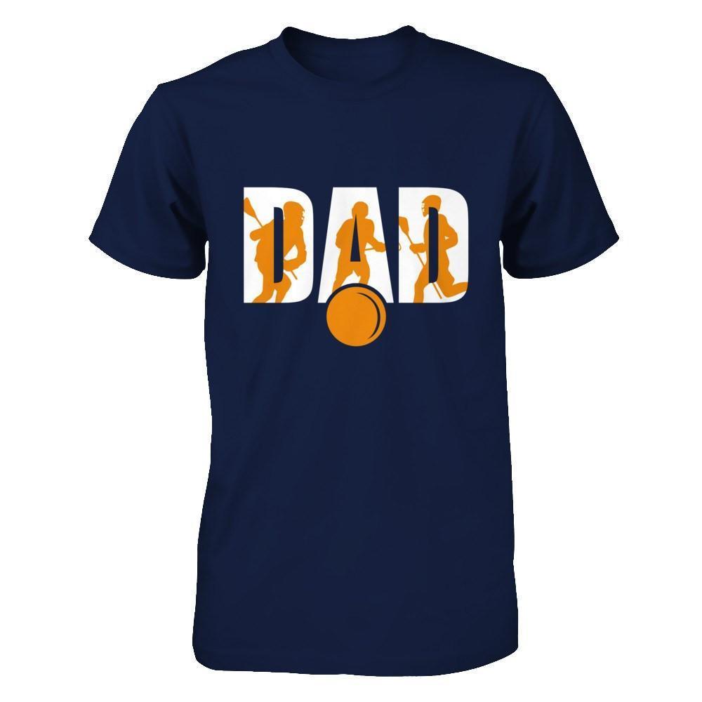 Lacrosse Dad Father's Day-T-Shirt & Hoodie-Classic T-Shirt-Navy