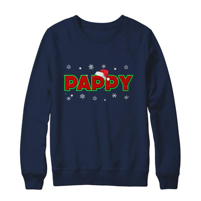 Pappy Christmas Santa Ugly Sweater Gift-T-Shirt & Sweatshirt-Crewneck Sweatshirt-Navy