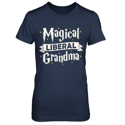 Magical Liberal Grandma-T-Shirt & Hoodie-Women's T-Shirt-Navy