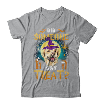 Did Someone Say Treat Labrador Halloween Costume-T-Shirt & Hoodie-Classic T-Shirt-Sport Grey
