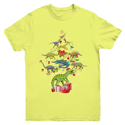Tree Rex Funny Dinosaur Christmas Tree Kids Gift Youth-Youth Shirt-Youth T-Shirt-Daisy