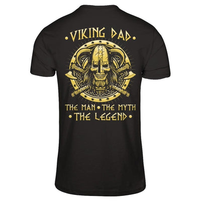 Viking Dad The Man The Myth The Legend-T-Shirt & Hoodie-Classic T-Shirt-Black