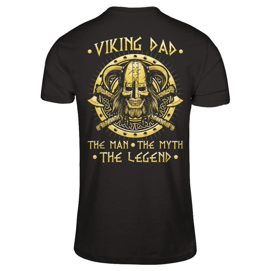 Viking Dad The Man The Myth The Legend-T-Shirt & Hoodie-Classic T-Shirt-Black
