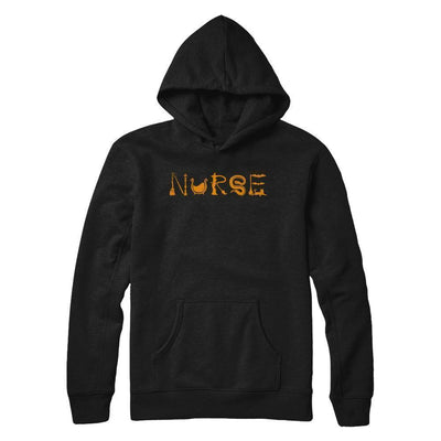 Funny Nurse Halloween-T-Shirt & Sweatshirt-Pullover Hoodie-Black
