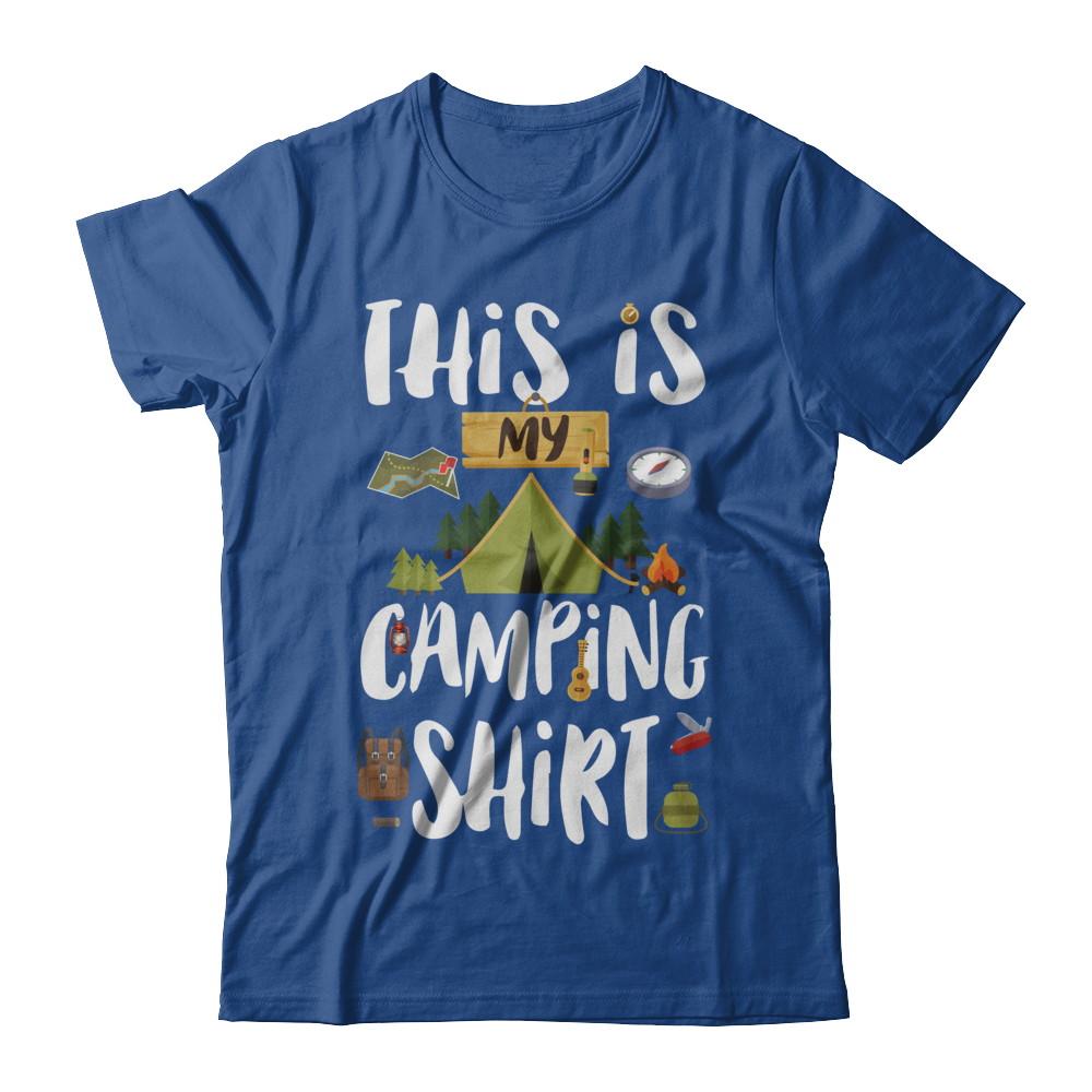 Funny This Is My Camping-T-Shirt & Hoodie-Classic T-Shirt-Royal