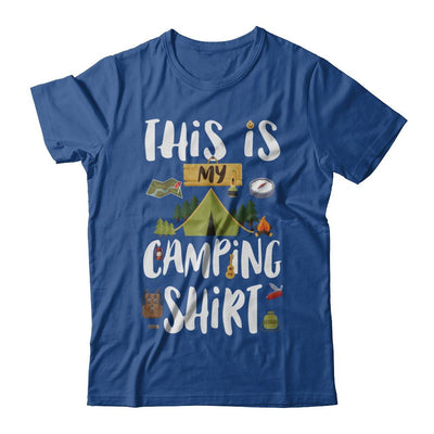 Funny This Is My Camping-T-Shirt & Hoodie-Classic T-Shirt-Royal