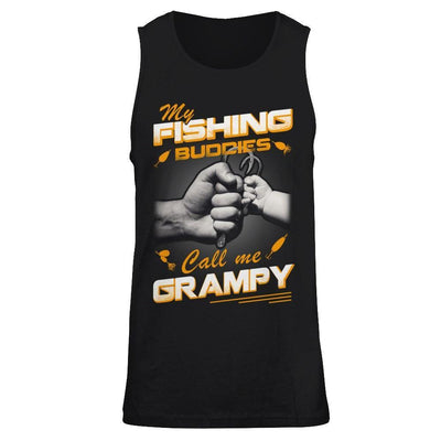 My Fishing Buddies Call Me Grampy-T-Shirt & Hoodie-Unisex Tank-Black