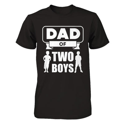 Dad Of Two Boys-T-Shirt & Hoodie-Classic T-Shirt-Black