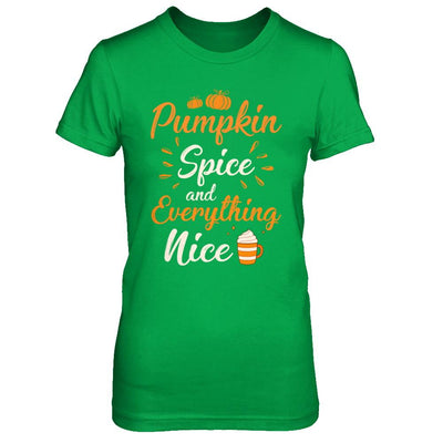 Pumpkin Spice Everything Nice Halloween Costume-T-Shirt & Hoodie-Women's T-Shirt-Irish Green