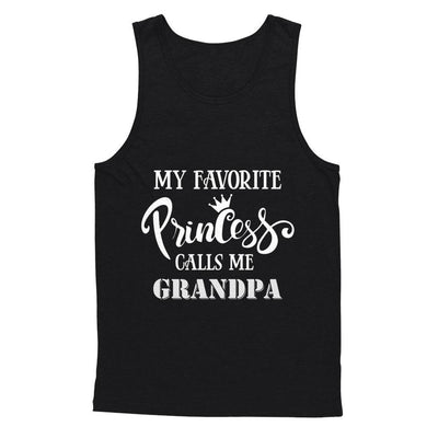 My Favorite Princess Calls Me Grandpa-T-Shirt & Hoodie-Unisex Tank-Black