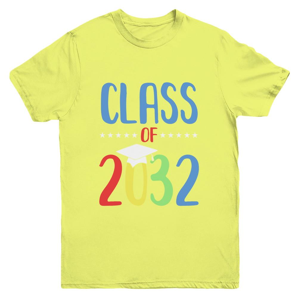 Grow With Me First Day Of School Class Of 2032 Youth-Youth Shirt-Youth T-Shirt-Daisy