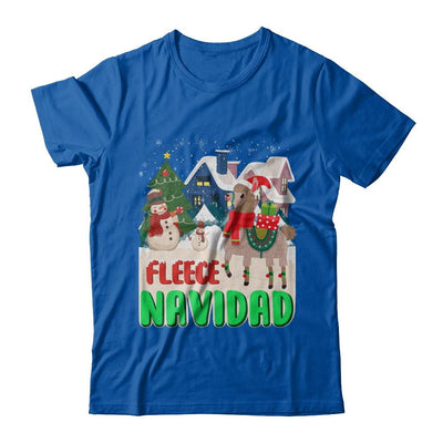 Fleece Navidad Llama Christmas Gifts Spanish-T-Shirt & Sweatshirt-Premium T-Shirt-Royal
