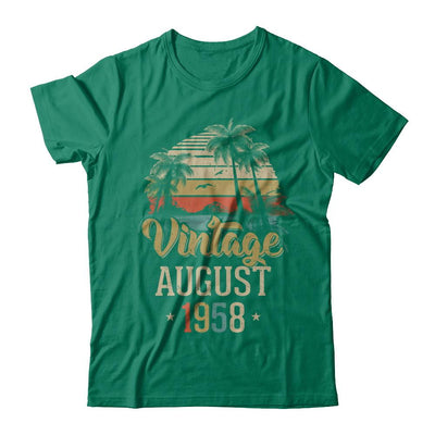 Retro Classic Vintage August 1958 63th Birthday Gift-T-Shirt & Hoodie-Classic T-Shirt-Kelly Green