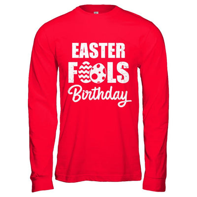 Easter April Fools Day Birthday 2018-T-Shirt & Hoodie-Long Sleeve T-Shirt-Red