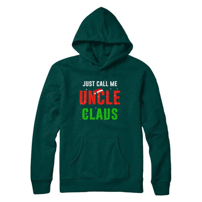 Santa Uncle Claus Matching Family Christmas Pajamas-T-Shirt & Sweatshirt-Pullover Hoodie-Deep Forest
