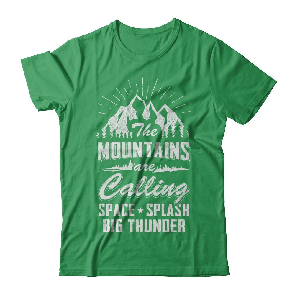 The Mountains Are Calling Space Splash Big Thunder-T-Shirt & Hoodie-Premium T-Shirt-Kelly Green