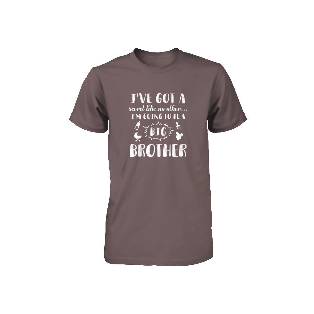 Secret Like No Other I'm Going To Be A Big Brother Youth-Youth Shirt-Youth T-Shirt-Asphalt