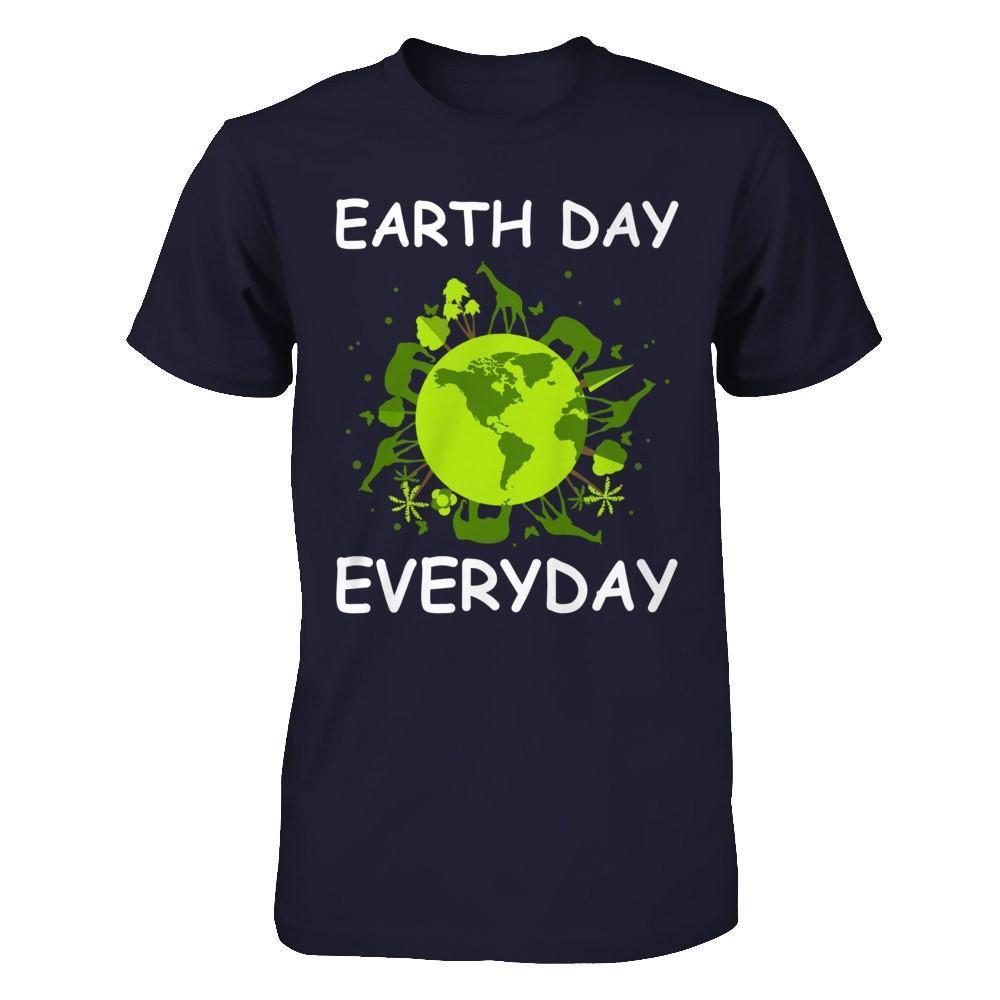 Trees And Plants On Earth Day Everyday 20178-T-Shirt & Hoodie-Premium T-Shirt-Midnight Navy