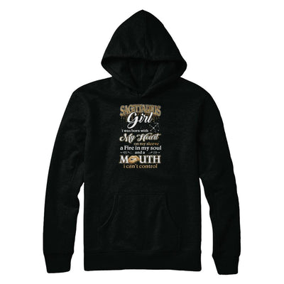 I'm A Sagittarius Girl Lipstick November December Funny Zodiac Birthday-T-Shirt & Tank Top-Pullover Hoodie-Black