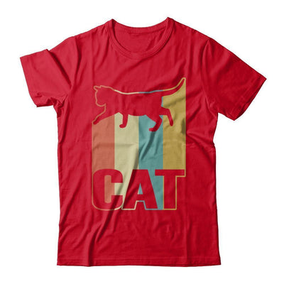Classic Vintage Retro Style Cat-T-Shirt & Hoodie-Premium T-Shirt-Red