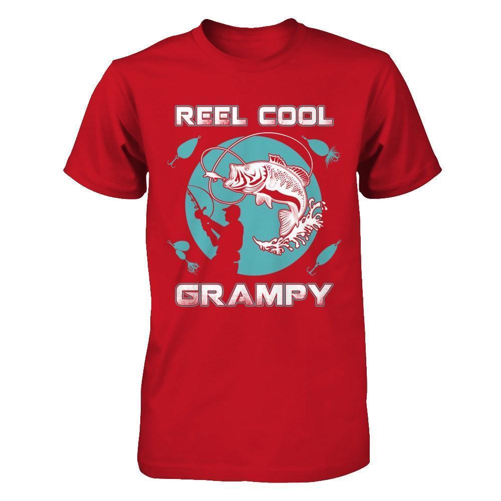 Reel Cool Grampy-T-Shirt & Hoodie-Classic T-Shirt-Red