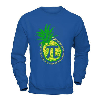 Funny Pi-Neapple Tshirt - Pi Day 2017 Gift Tee-T-Shirt & Hoodie-Crewneck Sweatshirt-Royal