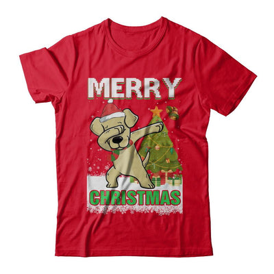 Cute Labrador Claus Merry Christmas Ugly Sweater-T-Shirt & Sweatshirt-Premium T-Shirt-Red