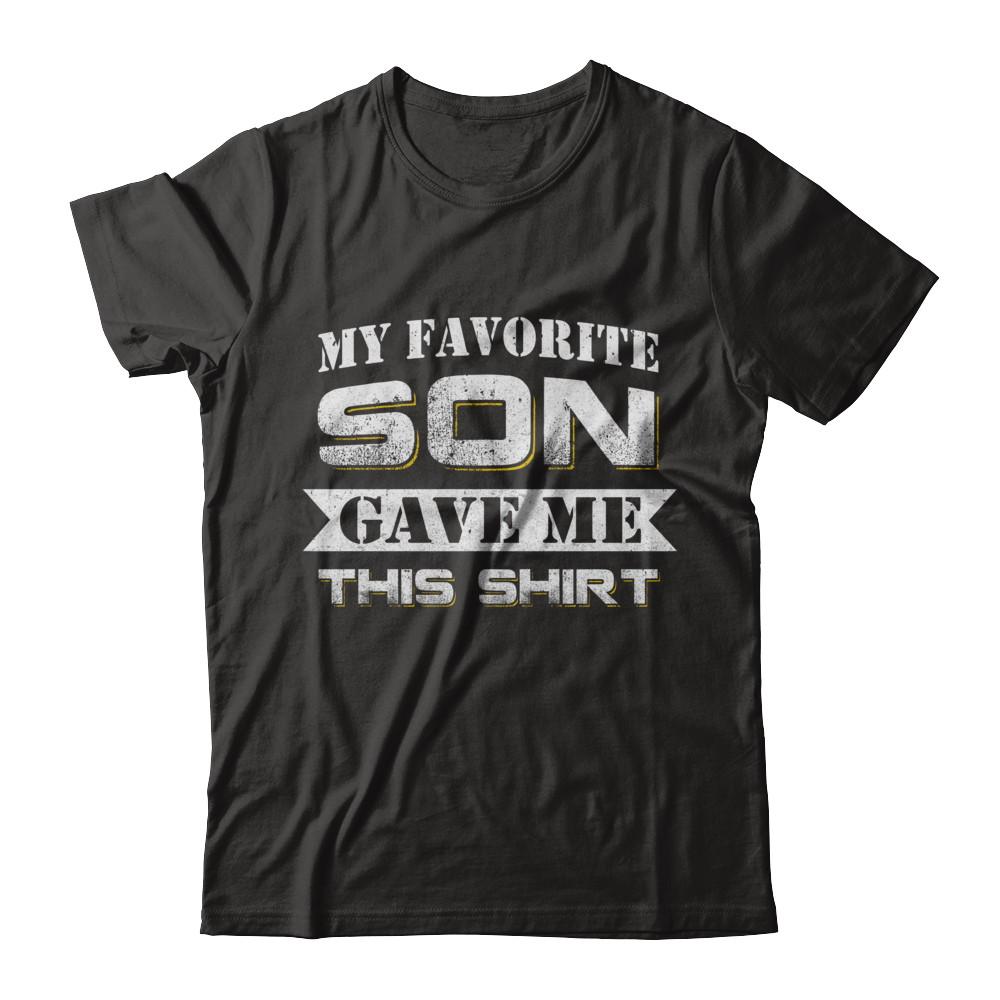 My Favorite Son Gave Me This-T-Shirt & Hoodie-Premium T-Shirt-Black