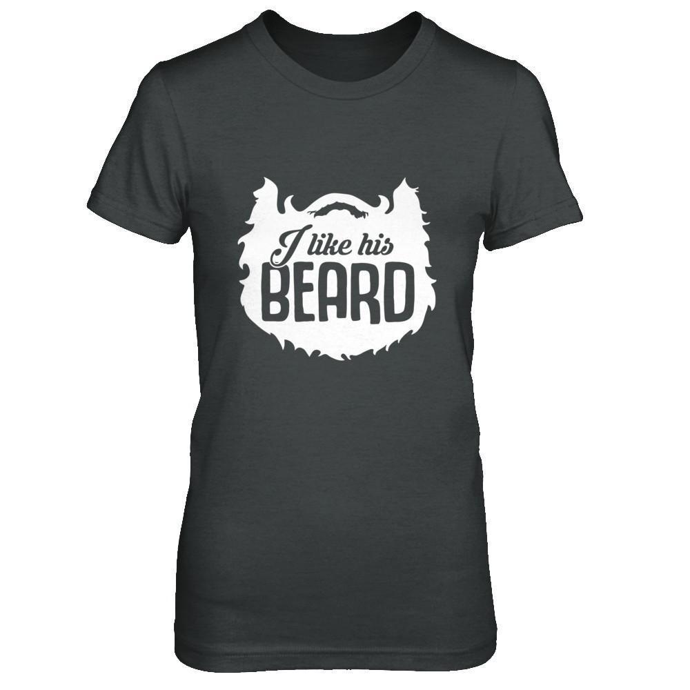 I Like His Beard I Like Her Butt Couple-T-Shirt & Hoodie-Women's T-Shirt-Dark Heather