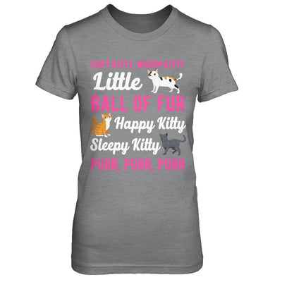 Soft Warm Little Ball Of Fur Happy Sleepy Kitty Cat-T-Shirt & Hoodie-Women's T-Shirt-Sport Grey