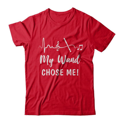 My Wand Chose Me Flute Player Music-T-Shirt & Hoodie-Premium T-Shirt-Red