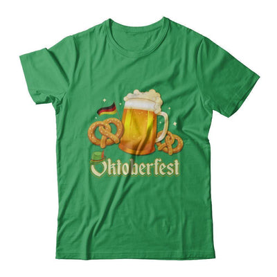 Oktoberfest Beer Pretzel Lederhosen Germany-T-Shirt & Hoodie-Premium T-Shirt-Kelly Green