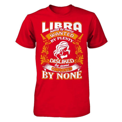 Libra Hated By Many Wanted By Plenty-T-Shirt & Hoodie-Premium T-Shirt-Red