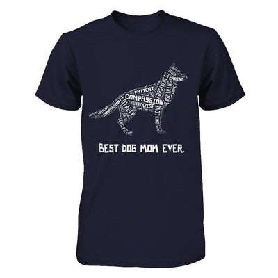 Best Dog Mom Ever German Shepherd Lovers-T-Shirt & Hoodie-Premium T-Shirt-Midnight Navy