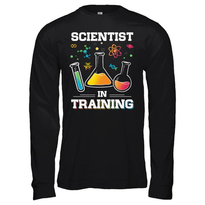 Scientist In Training Science-T-Shirt & Hoodie-Long Sleeve T-Shirt-Black