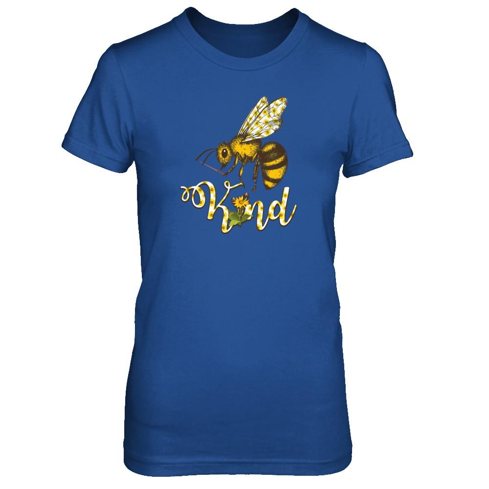 Sunflower Kindness Bee Kind Teacher-T-Shirt & Tank Top-Women's T-Shirt-Royal