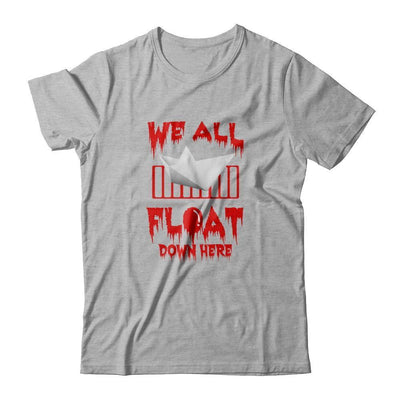 We All Float Down Here Horror Halloween Blood-T-Shirt & Tank Top-Premium T-Shirt-Heather Gray