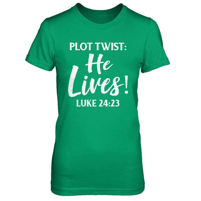Plot Twist He Lives Christian-T-Shirt & Hoodie-