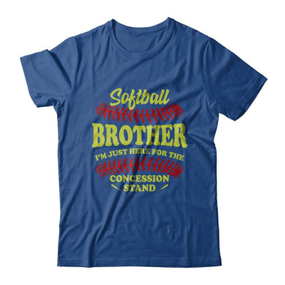 Softball Brother I'm Just Here For The Concession Stand-T-Shirt & Hoodie-Classic T-Shirt-Royal
