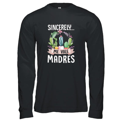 Sincerely Me Vale Madres Cactus-T-Shirt & Tank Top-Long Sleeve T-Shirt-Black