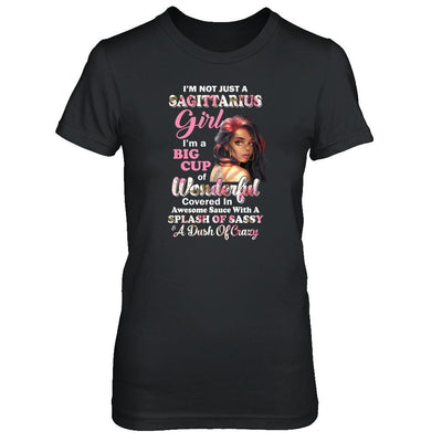 I'm Not Just A Sagittarius Girl November December Birthday Gifts-T-Shirt & Tank Top-Women's T-Shirt-Black