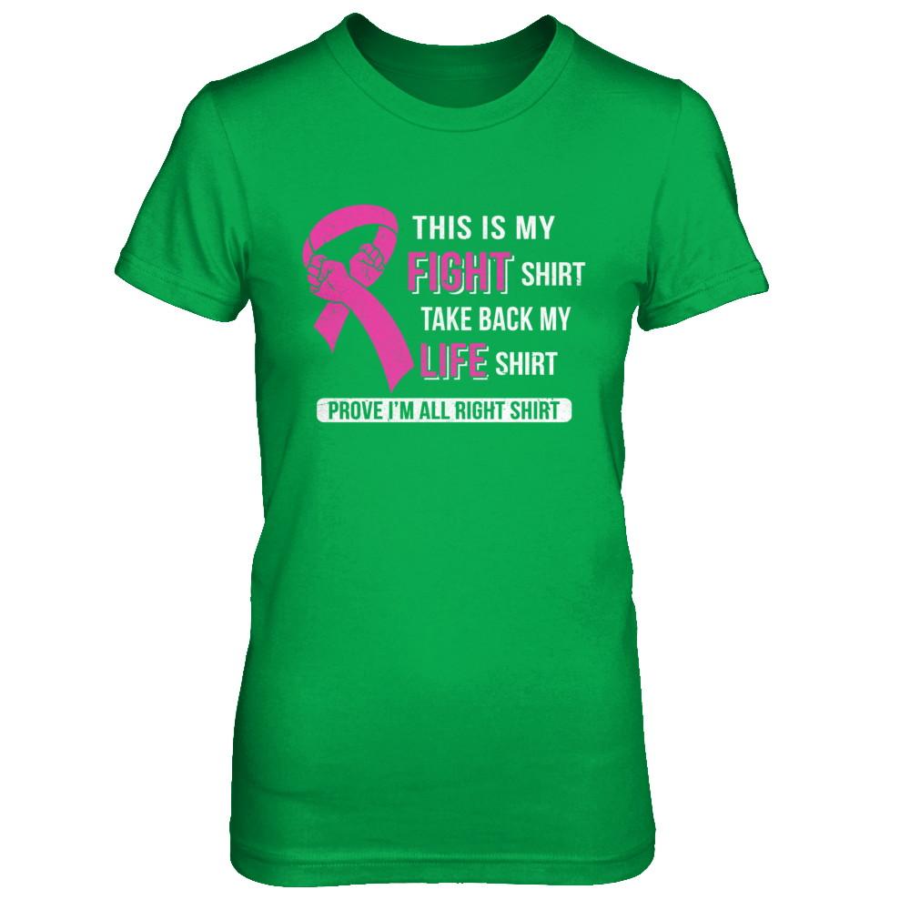 This Is My Fight Breast Cancer Awareness-T-Shirt & Hoodie-Women's T-Shirt-Irish Green