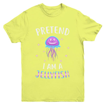 Pretend I'm A Jellyfish Costume Happy Halloween Party Youth-Youth Shirt-Youth T-Shirt-Daisy